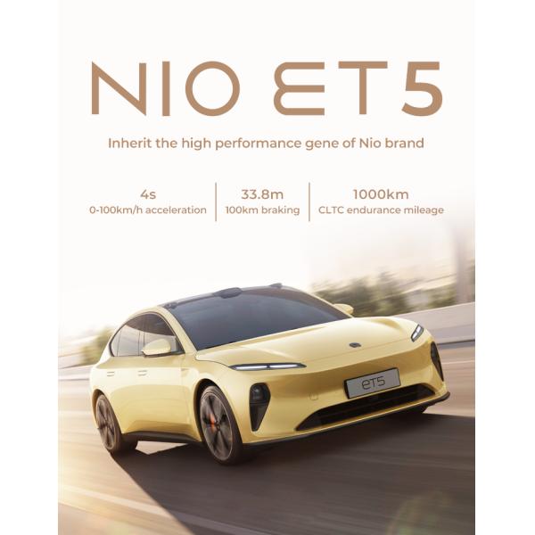 100KWH NIO ET5 EV Electric Sedan Car Fast 0.8H Nio Sedans