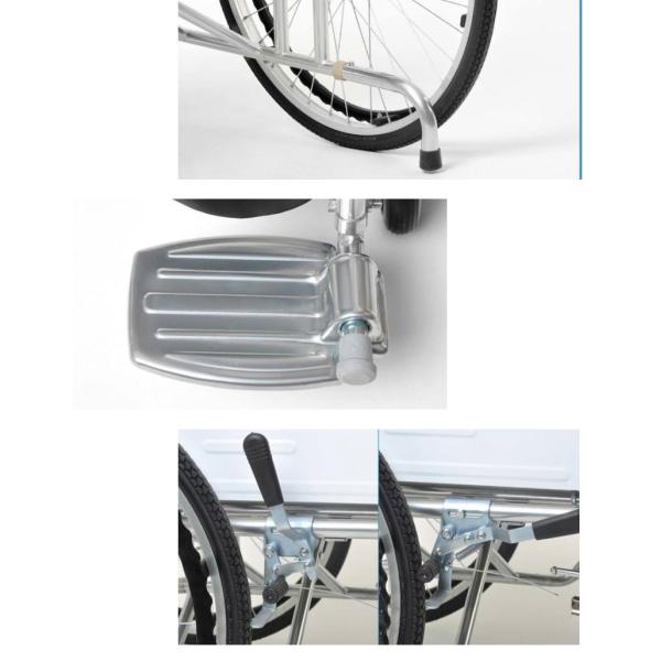 Light Manual Medical Transport Wheelchair Rehabilitation Equipment Load 100kg