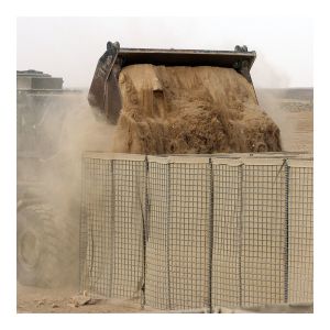 Quality Square Hole 3x3 inches Weld Sand Filling Defensive Barrier hesco gabion wholesale