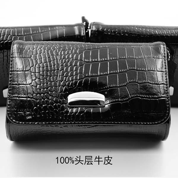 Jewelry Leather Waterproof Waist Bag Belt Accessories For Women Black Color