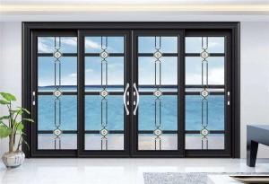 Quality Dust Resistant Aluminium Frame Glass Door For Office Conference Room Balcony wholesale