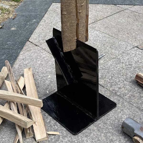 Wood Splitter Wedge for Small Wood Stove and Fireplace Manual Log Splitter