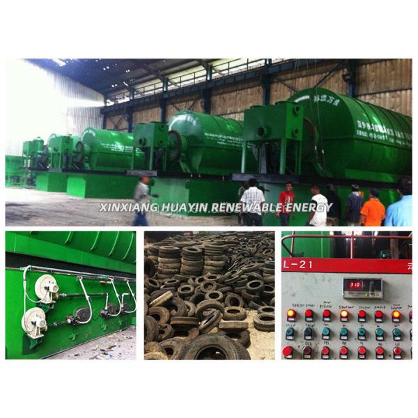 EU Standard Oil Sludge Pyrolysis Plant Huayin Waste Plastic Recycling Plant Batch type