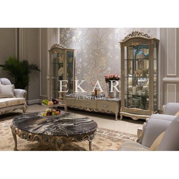 Classic TV Stands Wooden Furniture marble tv stand living room furniture FTV-133