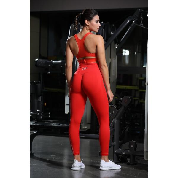 Seamless Knit Yoga Compression Leggings 92% Nylon 8% Spandex