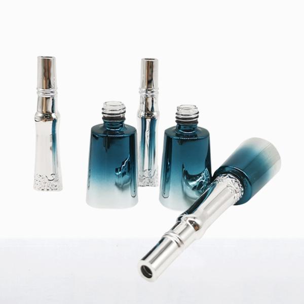 Round Shape Leak Proof Custom Nail Polish Bottles Glass 10ml 15ml