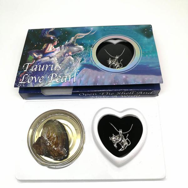 12 Horoscope Zodiac Wish Pearl Necklace Gift Set Innovative New Year Gift
