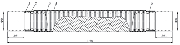 Donghae VAS stainless steel Suction Vibration Eliminator Refrigeration System Components
