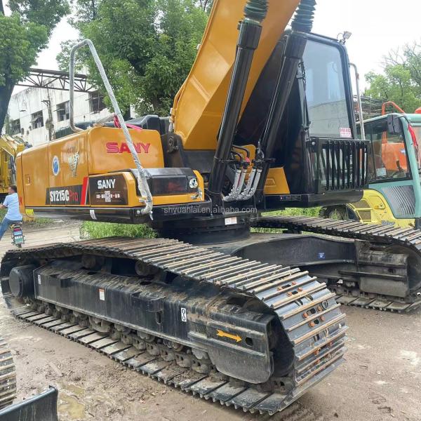Sany SY215C PRO Second Hand Excavator Original Paint High Work Efficiency
