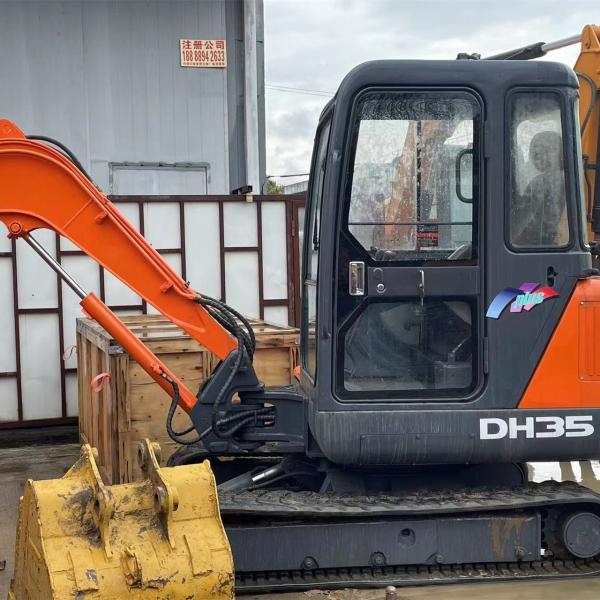 Used Hydraulic Small Crawler Excavator Dh35 3.5 Ton Mini Excavator