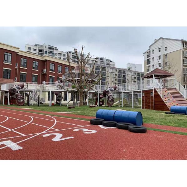 Plastic Slide Outdoor Playground Equipment Kindergarten Preschool Play Structures