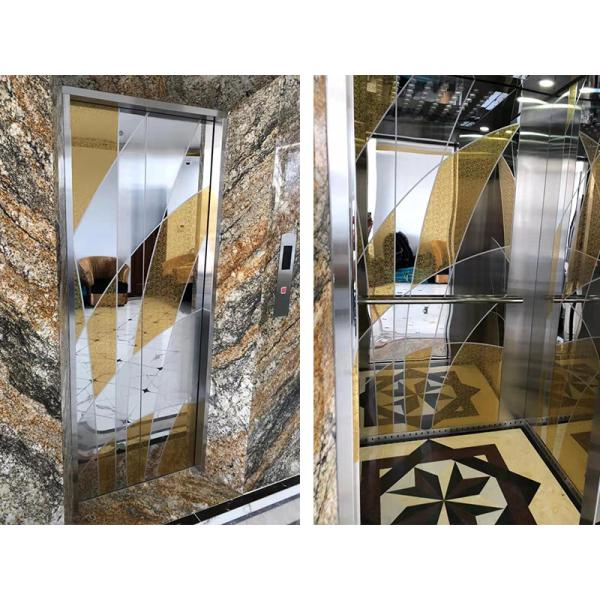 Grade 304 316 Mirror Etched Stainless Steel Elevator Door Sheet Panel Customized Patterns