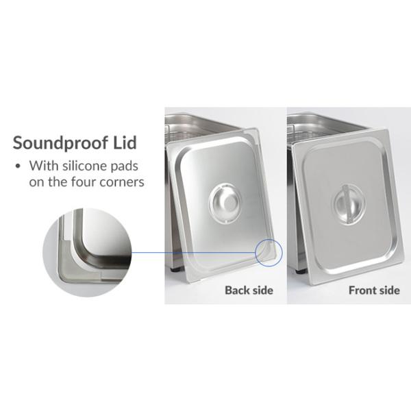 Multi - Frequency Parts Ultrasonic Cleaner Heated Soak Tank 13L 28kHz/40KHz