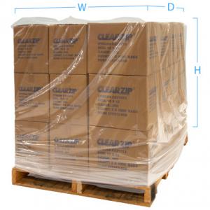 China Custom LDPE Durable Heavy Duty Poly Plastic Cover Liners Plastic Pallet Cover on sale