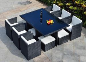 China China rattan hotel garden table and chair outdoor furniture on sale