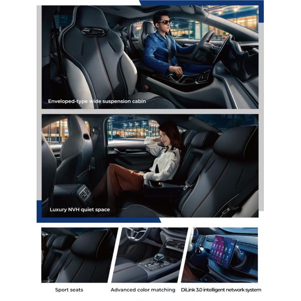 BYD Qin Plus DMI Hybrid BYD EV Car With Lithium Iron Phosphate Battery