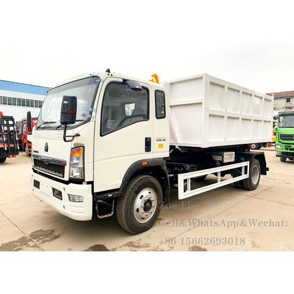 Hook Hydraulic Arm Roll Garbage Compactor Truck Light Duty 4x2 14cbm Euro2