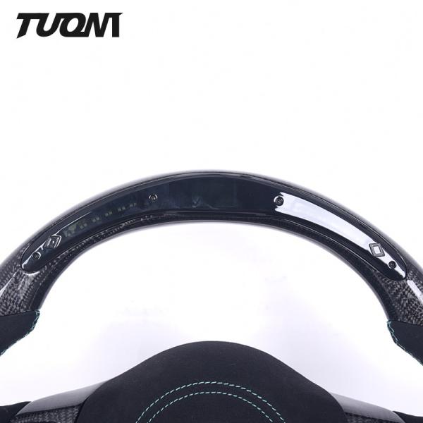 VW Volkswagen Golf6 GTI 6R Black Carbon Fiber Leather Steering Wheel OEM Steering Wheels