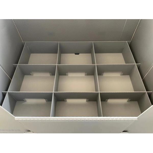 555 X 415MM Plastic Turnover Box PP Sleeve Pallet Container Honeycomb Sheet Boarding