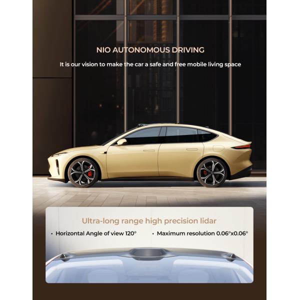 100KWH NIO ET5 EV Electric Sedan Car Fast 0.8H Nio Sedans