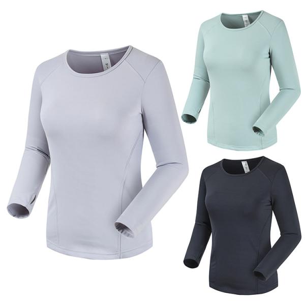 customizable Flatlock stitching Women'S Sports Hoodie Round Neck Sweat Shirts