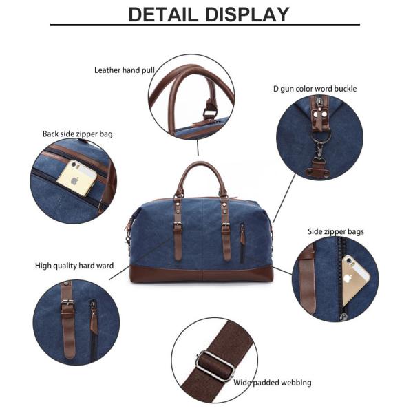 Fashion Oxford Waterproof Sport Travel Shoulder Bag Large Duffel Bag