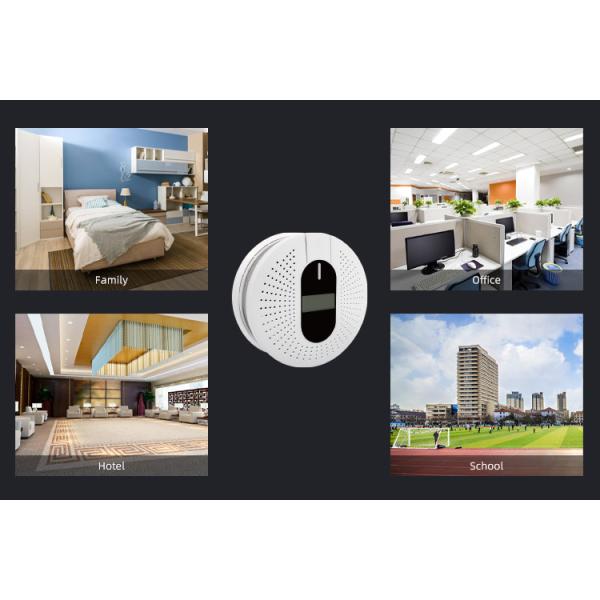 10 Year Life 90db Smoke Alarm And Carbon Monoxide Detector Fire Alarm Household With Digital Display