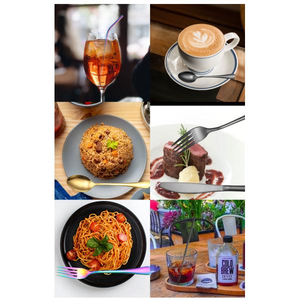 Portable Travel Stainless Steel Cutlery Set, Reusable With A Case For Fixing Tableware 11 Pieces