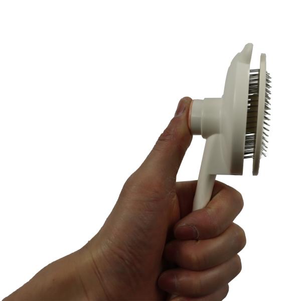 Deodorant Stainless Steel Pet Comb Brush Universal Hair Removal Corner Massage Cat Brush 108g