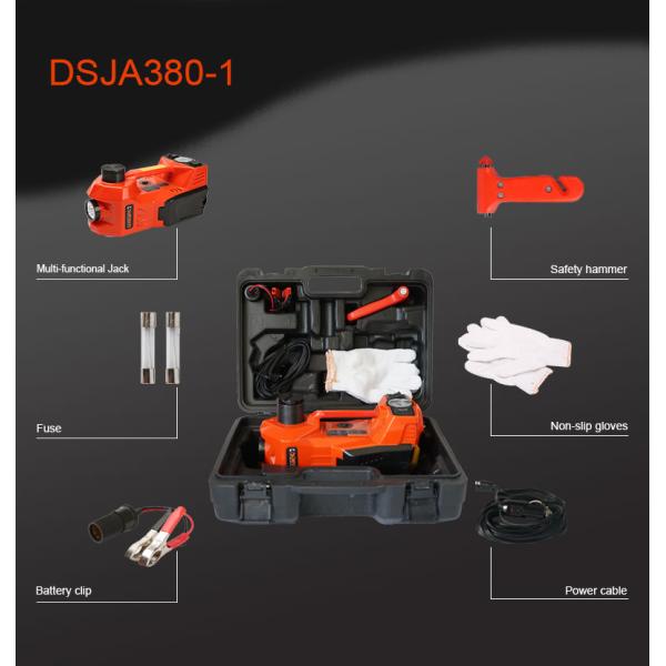 unique design multi-functional 12v electric hydraulic jack ,inflator pump and light