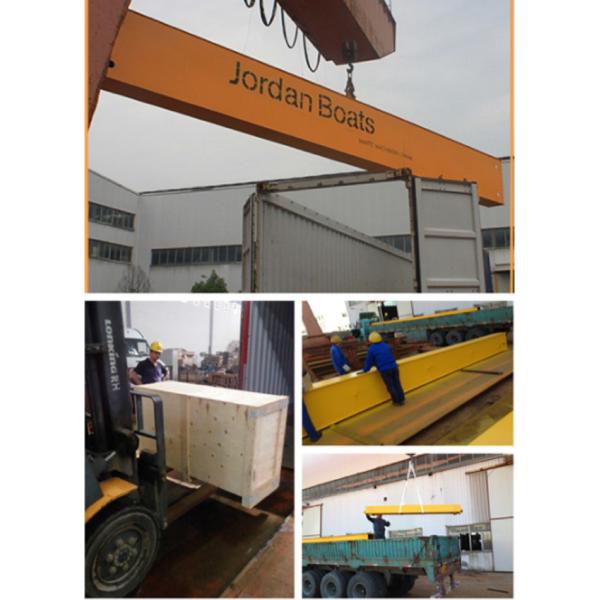 QD 16T-22.5m Double Girder Overhead Cranes for Factories / Material Stocks / Workshop