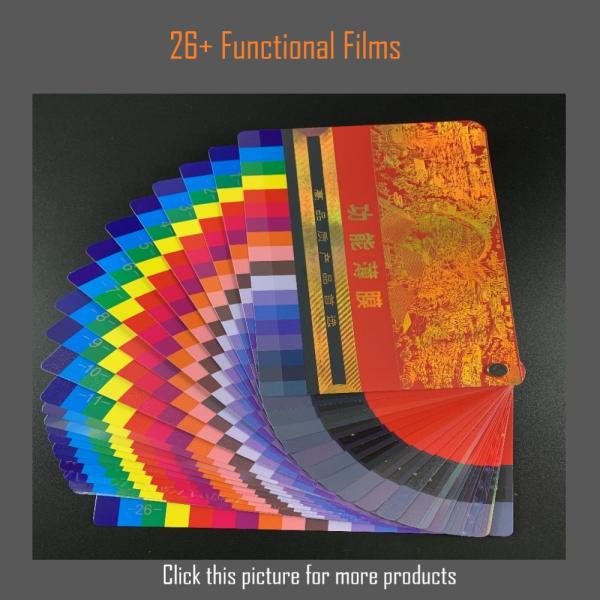 Transparent Starlight Sparkle No Adhesive CPP Thermal Paper Laminating Film for Packaging & Printing Industry