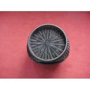 Small Fashionable Wicker Pet Bed , Home Garden Dog Furniture