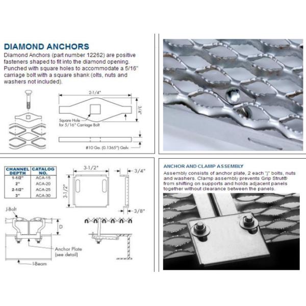 6M Channel Aluminum Plank Grating For Platforms