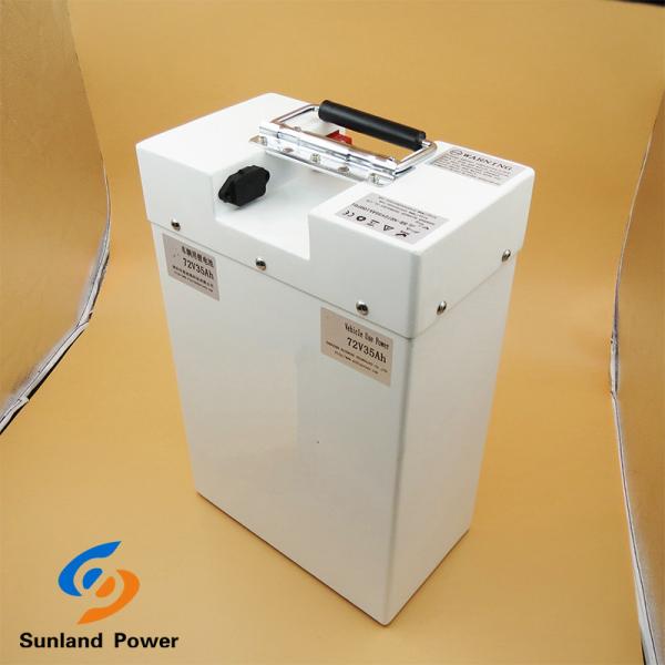 72V 35Ah Lithium Ion Battery Pack 100A With Metal Case For Electric Motorcycle