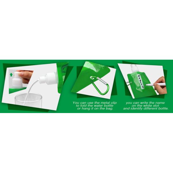 Collapsible Water Bottle Reusable Drinking Water Bottle With Clip For Biking, Hiking Travel, Gym, Sports, Teams, Hiking