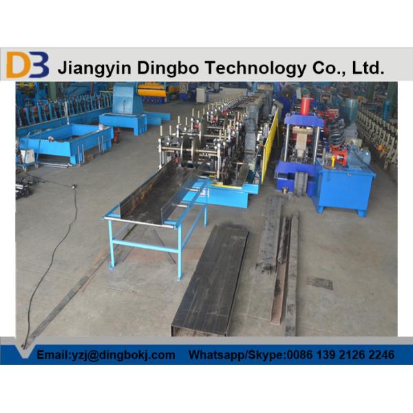 Galvanized / PPGI Cable Tray Roll Forming Machine With Cutting Blade Cr12