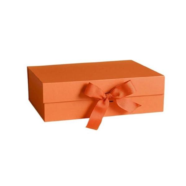 Make up Cosmetics Shirts Shoes Packaging Foldable Custom Logo Storage Box with Ribbon and Logo Printing