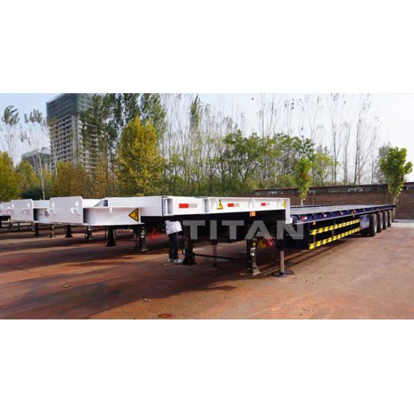 Extendable Trailer 58M Wind Blade Turbine Transport 4 Axle Telescopic Trailer