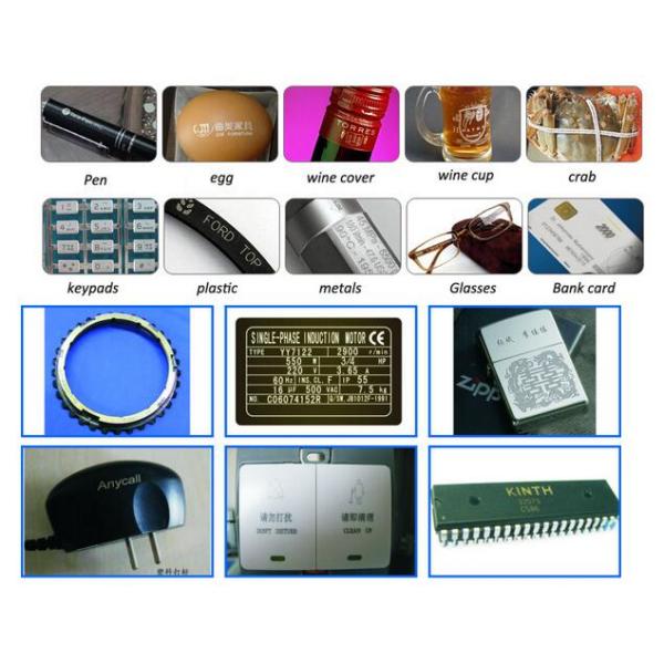 High precision parts Portable Fiber Laser Marking Machine with laser power 20W