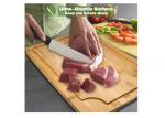 Multipurpose Extra Large Bamboo Cutting Board High Strength Free Of Heavy Metals