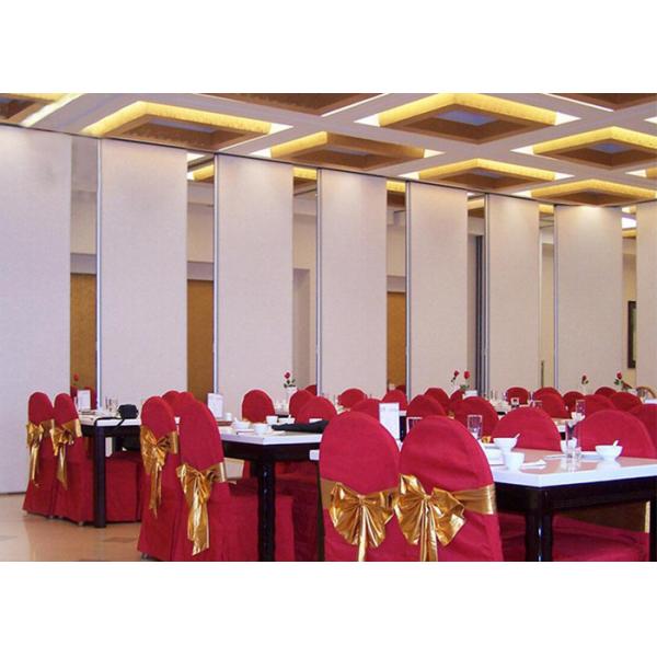 Hotel Acoustic Rolling Operable Partition Walls With Sliding Door