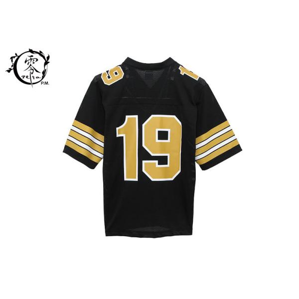 Unisex Short Sleeve No.19 Hockey Youth Sports Apparel Jersey Breathable Eyelet Fishnet Fabric