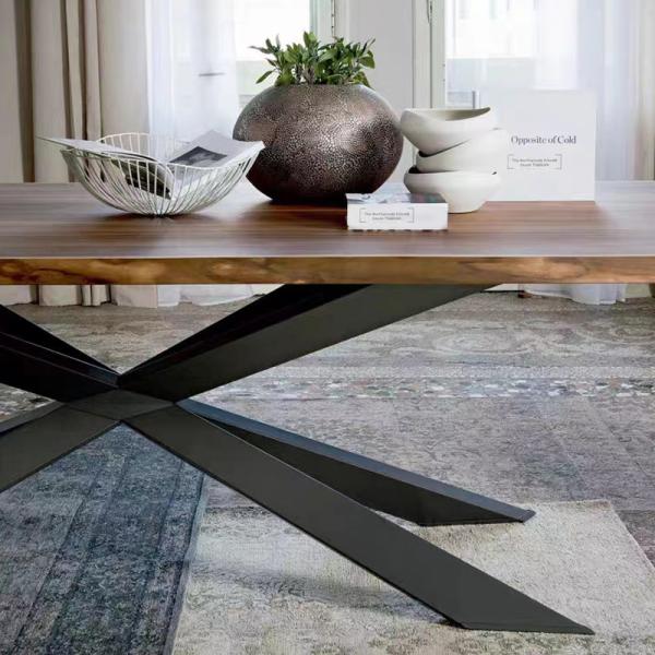 Luxury Dining Room Table Furniture Indoor Furniture Dining Table Wood Dining Table French Vintage Style Dining Room