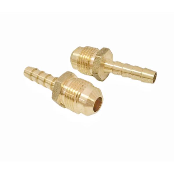 1/4" Male Thread X 1/4" Hose Barb Brass Pipe Fitting Non Rusting
