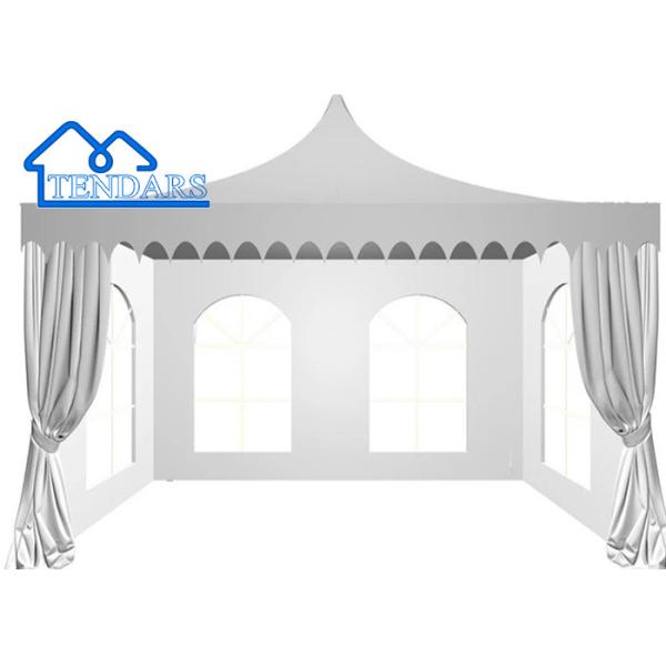 Outdoor Pagoda Tent With Glass Wall For Wedding Party , Product Promotions, Other Commercial Events