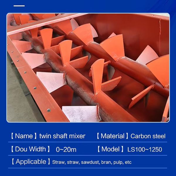 Custom Screw Conveyors Dual-Shaft/Multi-Shaft Screw Conveyors Flexible Cement Screw Conveyors The dual-shaft design enhances material mixing