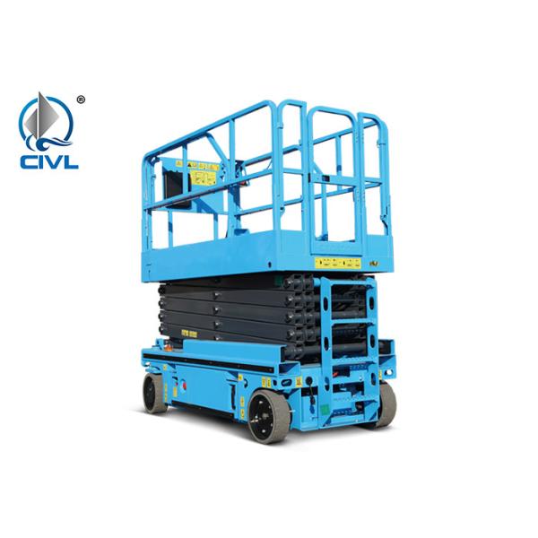 8-10m Electric Drive Scissor Aerial Work Platform / Scissor / Folding Arm Cherry Picker