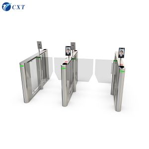 Intelligent Hotel Stainless Steel Turnstiles Glass Turnstile Gate 114b