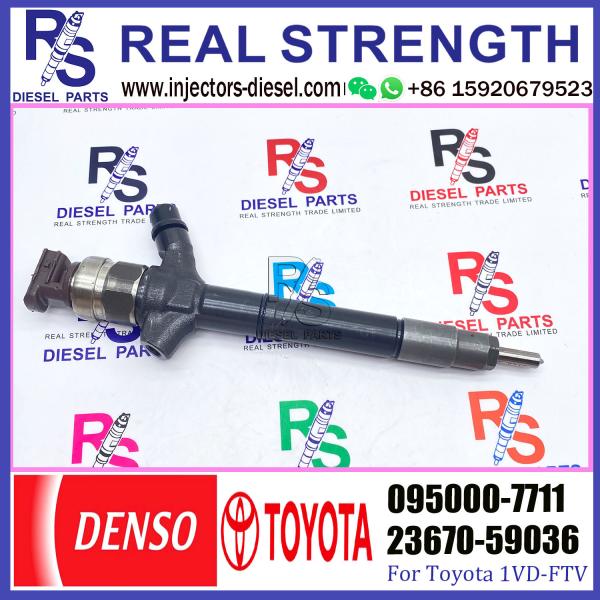 Common rail Injector 095000-7711 fuel injector 095000-7711 for Toyota Land Cruiser 200 V8 1VD-FV